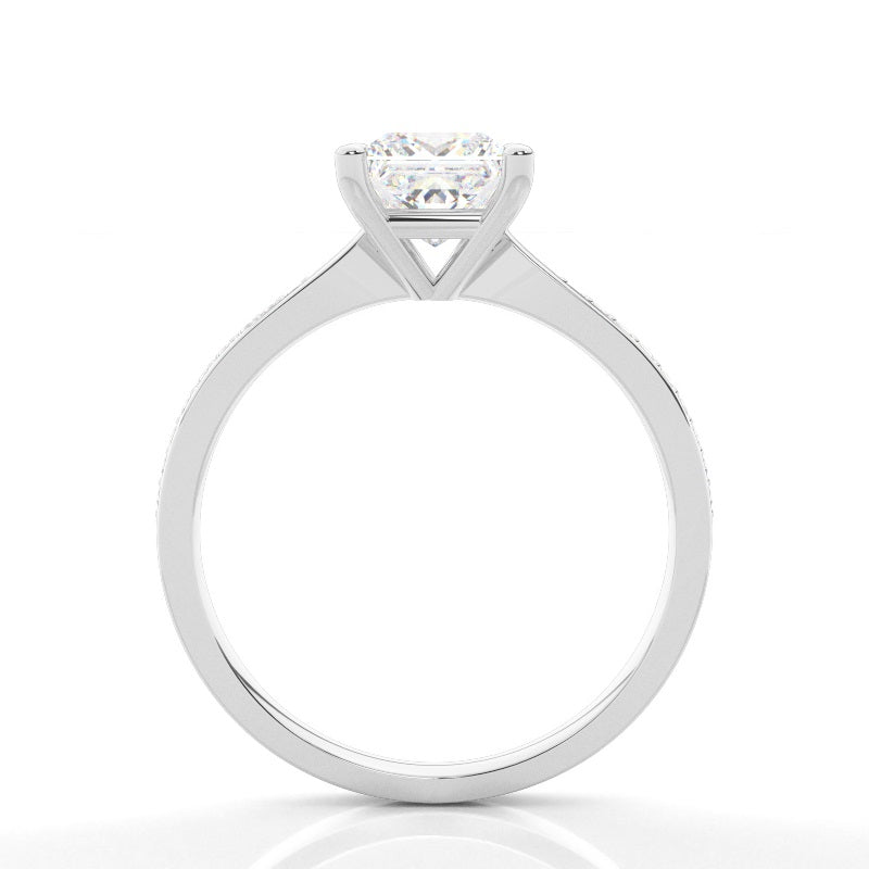 RSR-502 Original Moissanite Princes Cut Diamond Ring
